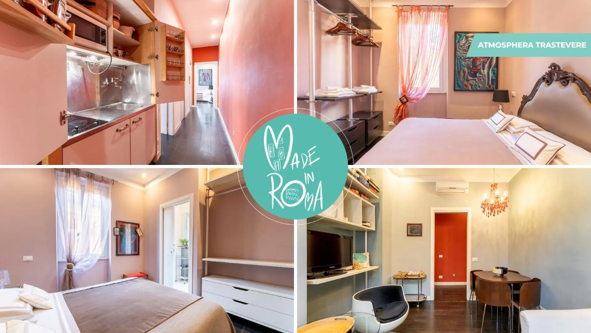Atmosphera Trastevere, Glamour Apartment In The Center Rome